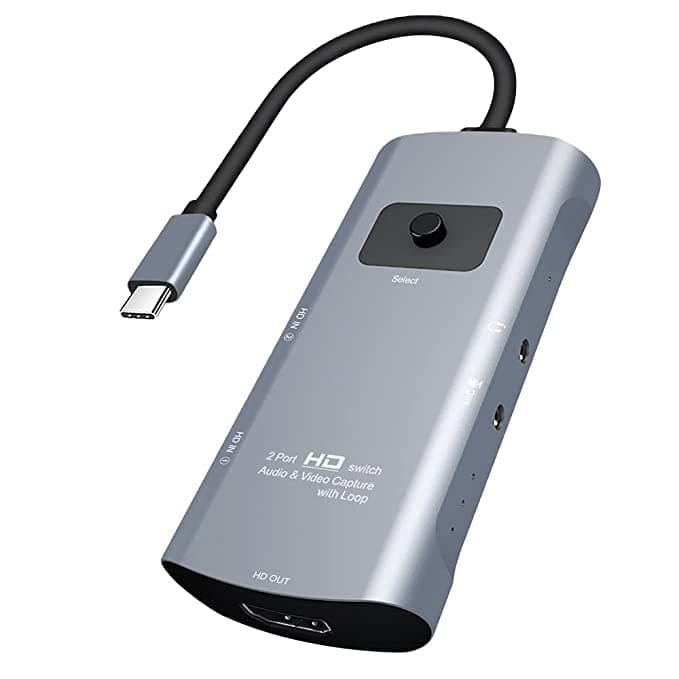 atdaraz HD Audio & Video Capture Switcher with Loop… product image