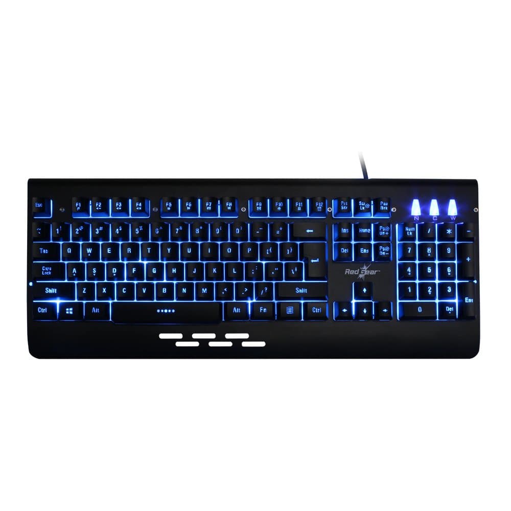 Redgear Blaze Semi-Mechanical wired Gaming keyboard with 3 colour backlit… product image