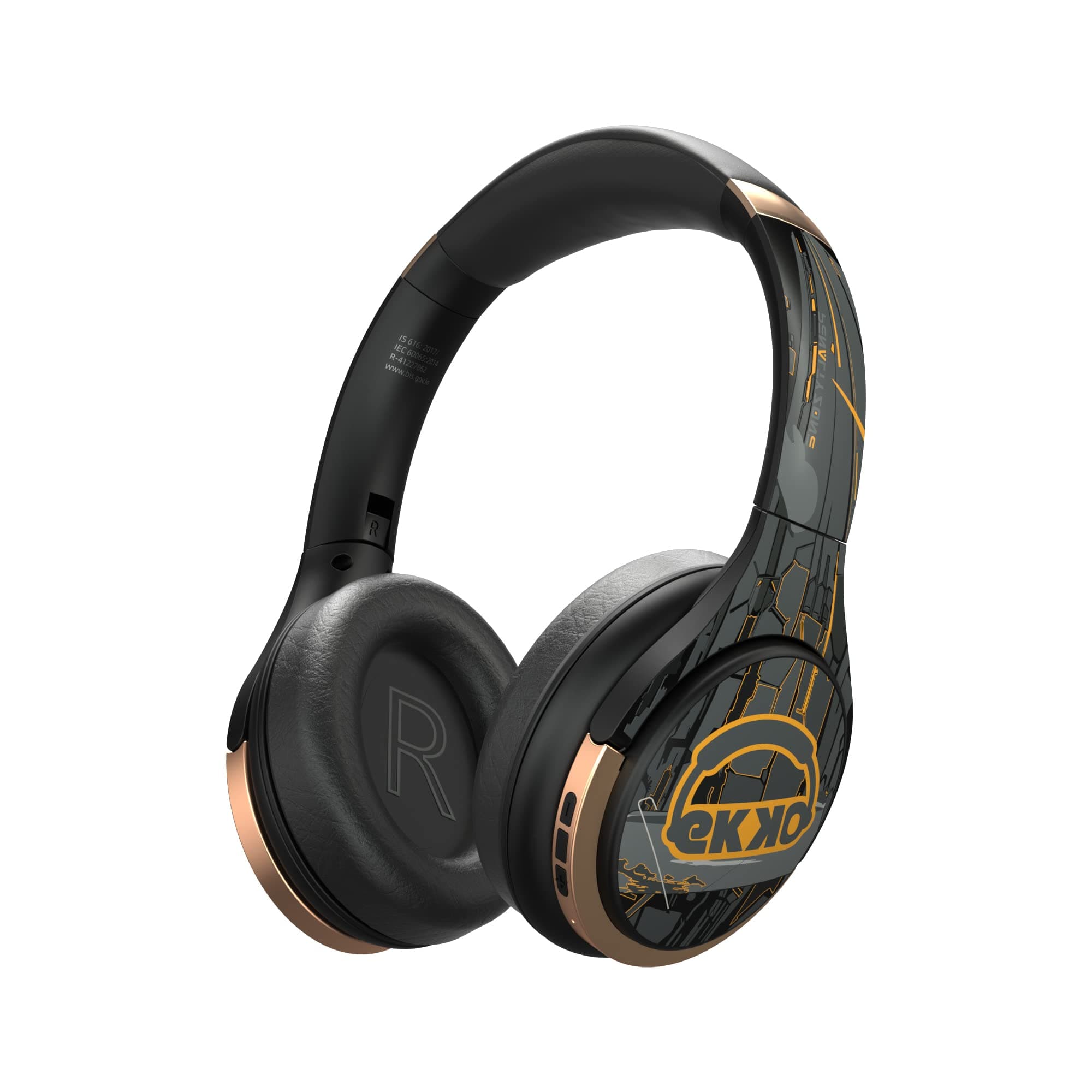 Ekko Skull PRO H03 Classic Wireless Gaming Headphones Upto 90 Hours Playback… product image