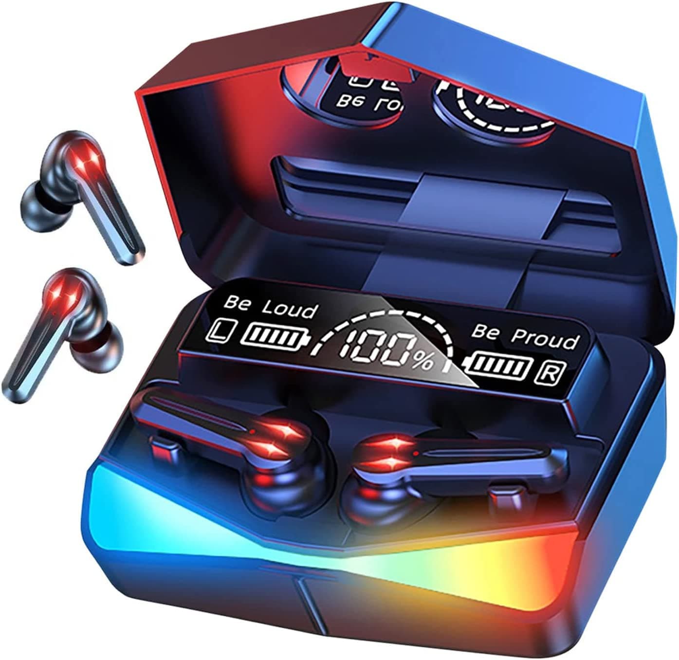 Ckroar M28 TWS Earbuds Gaming Monster Low Latency Dual Model 65ms Touch LED Wa… product image