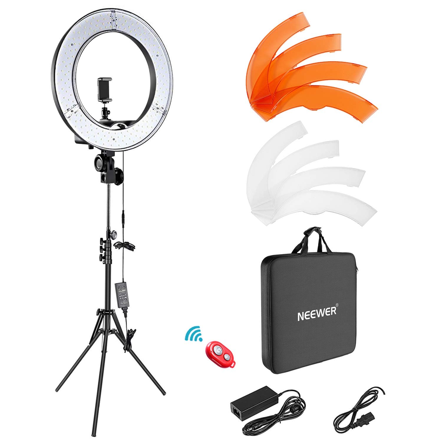 Neewer Camera Photo Video Lightning Kit: 18 inches/48 centimeters Outer 55W 55… product image